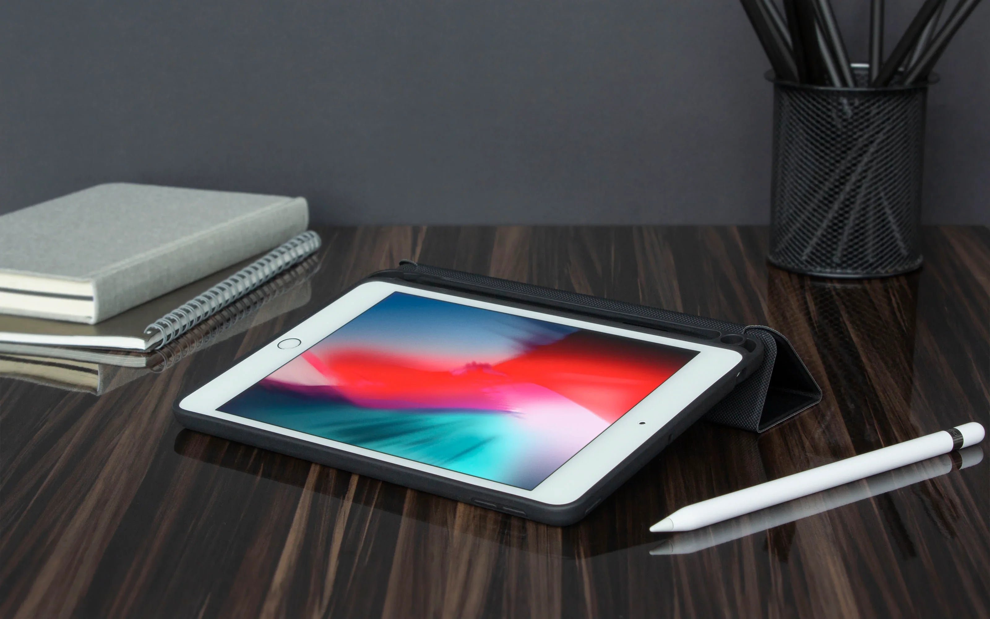 Torrii Torrio Plus Wallet For iPad Mini 5 2019 With Apple Pencil Slot - Black - Tashqila Torrii Torrio Plus Wallet For iPad Mini 5 2019 With Apple Pencil Slot - Black - Tashqila